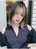  フェイスフレーミングのコントラスト外ハネボブ