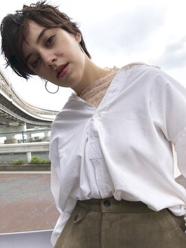 ヴェルダ 池袋店(verda) ニュートラルショート×地毛風透明感カラー
