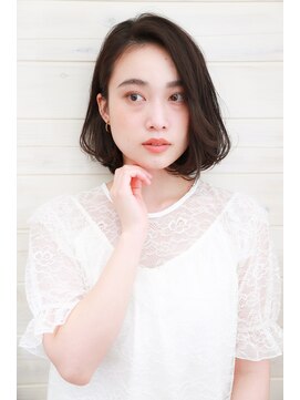 オーシャン(Ocean) [OCEAN Hair&Life]大人ボブ☆アッシュブラウン☆毛先パーマ☆