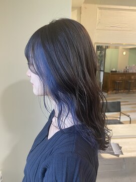 ラべリー 池袋(LOVELEY) インナーブルー デザインカラー 【池袋】