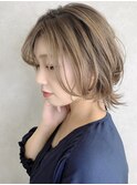 大人可愛い抜け感ボブルフ☆20代30代
