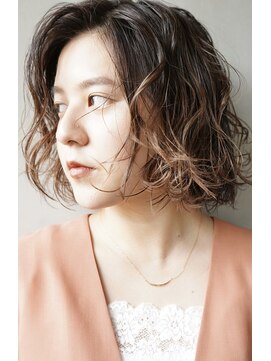 サニー(Sany) くせパーマボブ【祐天寺/ボブ/パーマ/ショート/髪質改善】