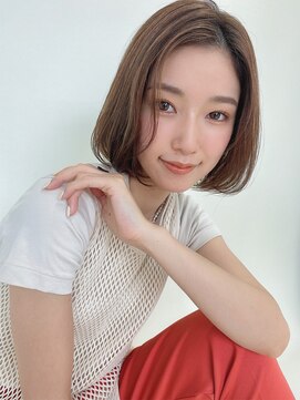 ルービック 難波(Rubik's) ツヤ感 ナチュラルボブ  簡単スタイリング