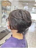 リバースカールショートボブ