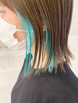 ピカイチ 上通店(pikA icHi)&nbsp;*pikAicHi*水色×インナーカラー