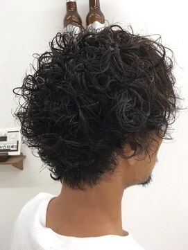 レオ 幸手(Leo) 20代30代メンズスパイラルパーマワイルドオシャレ感アッシュ