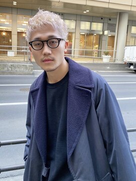 パーヴ(palve) 【遠藤】ホワイトカラー×洒落ベリーショート