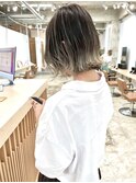 ボブでバレイヤージュ