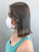 アイティーバイアルバム 八王子店(IT by ALBUM) グレーボブ_グレージュカラーボブウルフココアベージュ_ba403281