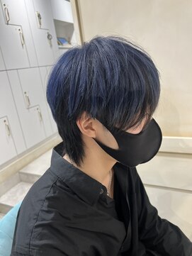 アソビセカンド 原宿(ASOBI 2nd) 前髪/マチルダボブ/ピンクベージュ/インナーグレージュ/ブルー