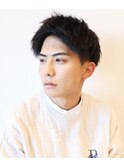 【 Ｉ. 】スーツ　短髪ツーブロック　束感　モテる黒髪　川口