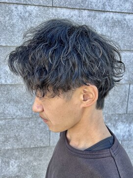 ニアウ 伊勢崎連取店(Niau) メンズマッシュパーマツイストスパイラルパーマ波巻きパーマ