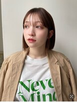 バイオレット 栄店(Violet)&nbsp;ぱっつん前髪 ぱっつんボブ 切りっぱなしボブ ミニボブ ワンレン