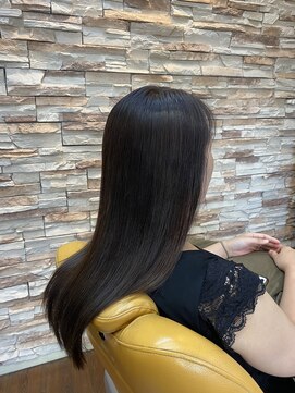 ヘアー クリエイト カルム(Hair create Calme) 美髪ストレート/艶髪/髪質改善/縮毛矯正/暗髪/ロング/セミロング