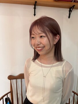 ガーランド (Garland) 切りっぱなしボブ/暖色カラー/前髪/原宿神宮前