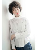 レイ(ray.) ★くびレイヤーエモージュ斜めバング小顔愛されグレージュカラー