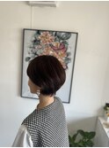 ひし形大人ショートボブ