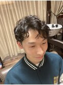 スペインカール/スパイキーショート/ブルーブラック