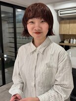 エヌ 河原町(enu)&nbsp;暖色マッシュボブ/森武/enu河原町/京都美容室