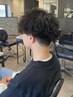 【Men'sトータル☆】メンズカット×ニュアンスパーマ×フルカラー×1stepTR