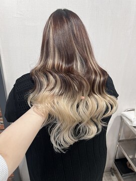 リジョイスヘア エン(REJOICE hair EN) ペールシルバーエクステ