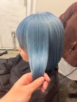 バンクスヘアー(BANK'S HAIR)&nbsp;透明感ブルー×ツヤストレート