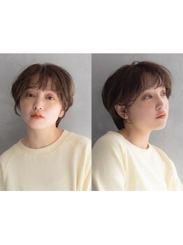 扱いやすい小顔カットで360度どこから見ても美しいシルエットに[レイヤーカット/ボブ/白髪染め/成田]