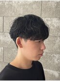 シャドウパーマルーズパーマラルフカール波巻きパーマ