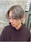 ホワイトメッシュ/ツイスト/ツイスパ/パーマ/メンズ/眉毛/心斎橋