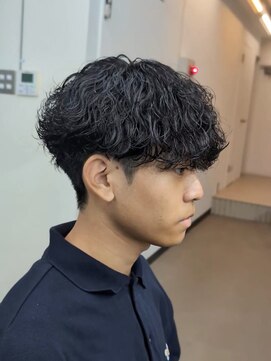 プルーブトウキョウ 渋谷(PROVE TOKYO) 爽やかビジネスツーブロック無造作ナチュラル波巻きマッシュ