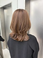 ビューナゴヤ 名駅(VIEW NAGOYA)&nbsp;レイヤーカット/くびれヘア/ミディアムレイヤー/外ハネレイヤー