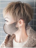 刈り上げツーブロックベリーショート20代30代40代50代60代