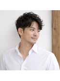 大人メンズショートニュアンスパーマ　20代 30代 40代 50代 60代