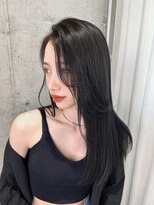 リリー(Lilley) 【稲永麻衣】レイヤーカット+顔まわり+ロングヘア+韓国ヘア