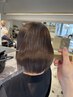 【髪を労りやわらか質感♪】プレミアム水素縮毛矯正＋質感コントロールカット