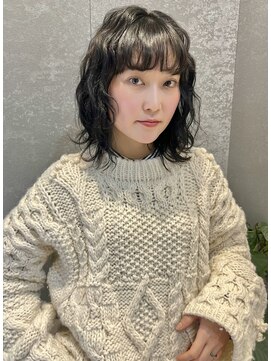 オーセンヘア(AUTHEN.HAIR) （mutsumi.）ダークアッシュ＊イメチェン前髪【仙台美容室】