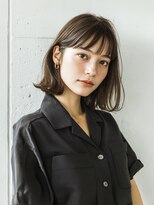 プラス ファースト ヘア(Plus 1st) ゆるふわボブ×アッシュブラウン