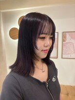 ラヴィズム 栄店(LUVISM)&nbsp;栄/矢場町/レイヤー/韓国巻き/ボルドー/ピンクラベンダー