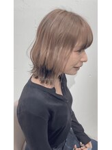 サラ(sara)&nbsp;ミルクティーカラー/エンドカラー/３時間/ブリーチ有り