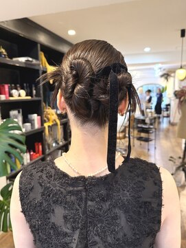 シアン ヘア デザイン(cyan hair design) 【cyan】ねじねじニュアンスアレンジ
