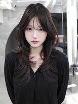 マウル トーキョー 銀座(MAEUL TOKYO)&nbsp;ミルクブラウン ハッシュカット 韓国レイヤー 銀座