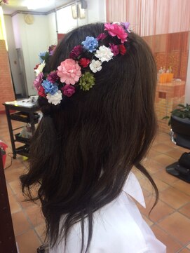 ヘアメイク プリンセス(Hair Make PRINCESS) 編み込み花冠