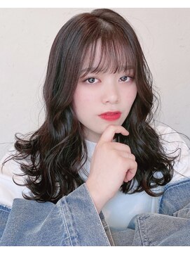 ザブックハンドサロン(The book hand salon) グレージュ×ロング