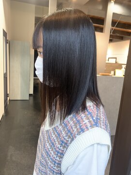 アルコイリスバイドールヘアー(ARCOIRIS by Dollhair) フレンチガーリーオン眉ショートボブウルフプリカールくすみブル