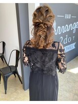 ニド(2do)&nbsp;セミロングハーフアップアレンジ