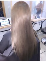 シェア 天王寺(share)&nbsp;暖色系カラー/艶サラストレート/ミルクティアッシュ/冬カラー