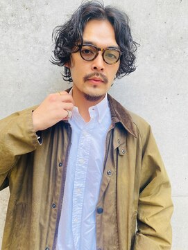 ロイジー(roijir) 表参道 roijir センターパート×ミックスパーマ