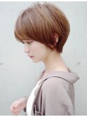 大人可愛い20代30代40代丸みショート◎