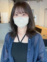 アイティーバイアルバム 下北沢店(IT by ALBUM)&nbsp;ミディアムレイヤー_グレージュカラーボブウルフ_ba419081