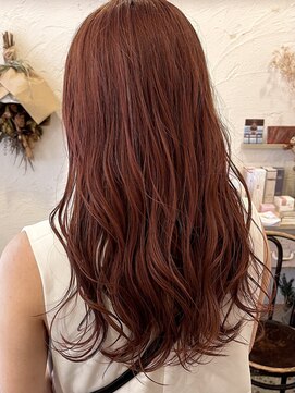 アルジャーノン グリーン(ALGERNON GREEN) ピンクベージュ ブリーチ1回 透明感カラー 10代 20代 30代